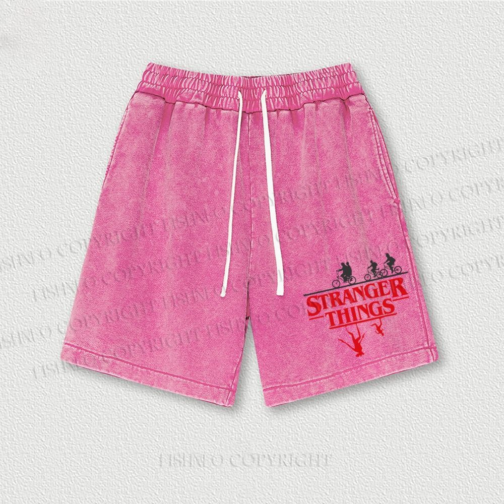 Stranger Things Washed Vintage Shorts