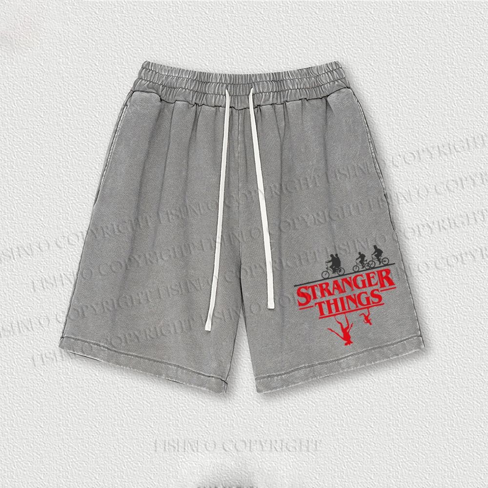 Stranger Things Washed Vintage Shorts