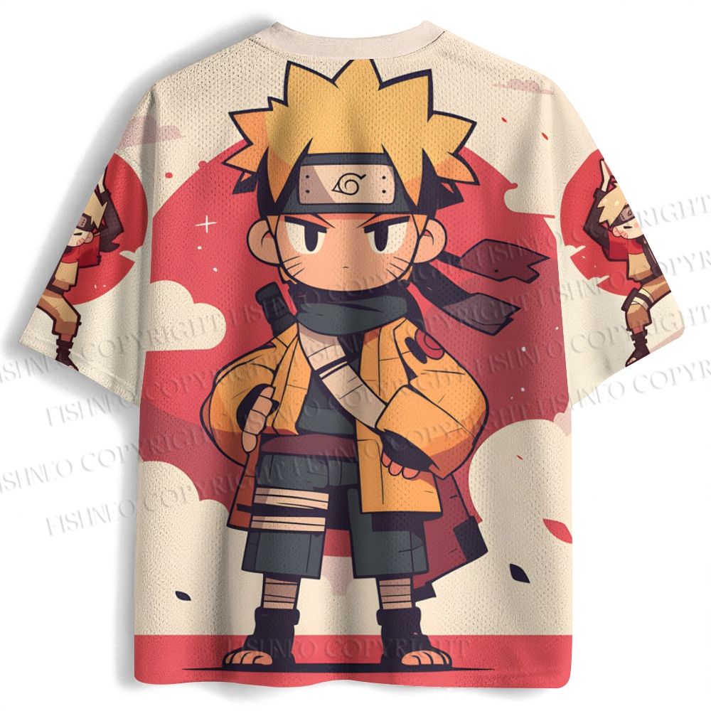 Ninja Naruto Uzumaki Printed Jersey Shirts