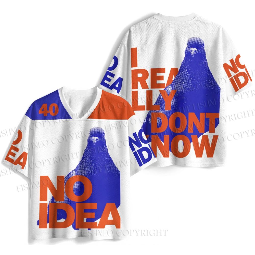 Funny Bird Pigeon Have No Idea Jersey Shirts