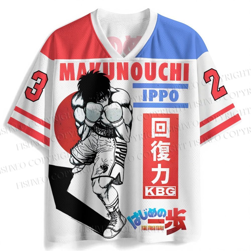 Hajime no Ippo Prined Jersey Shirts