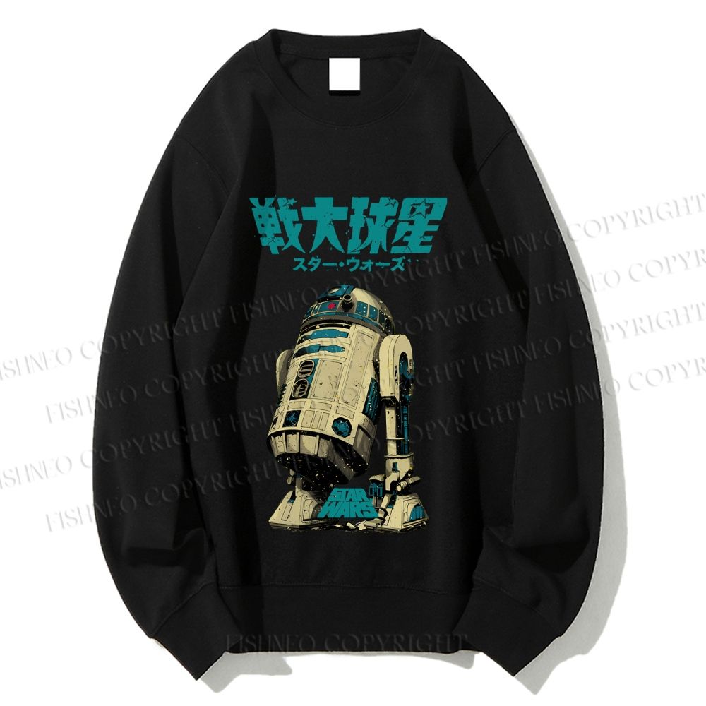 Unisex  Star Wars Japanese Printed Sweatshirt