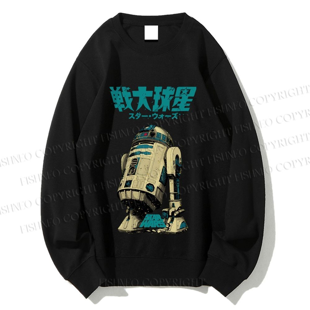Unisex  Star Wars Japanese Printed Sweatshirt