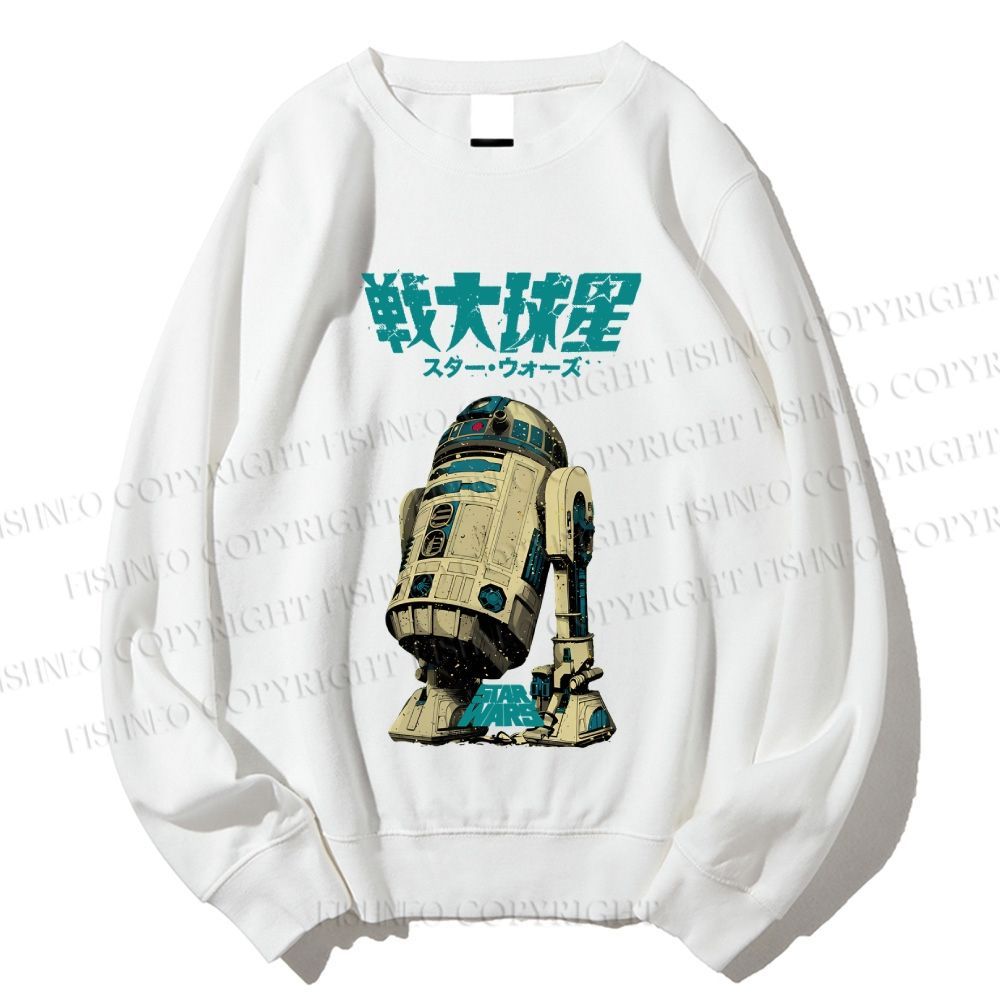 Unisex  Star Wars Japanese Printed Sweatshirt