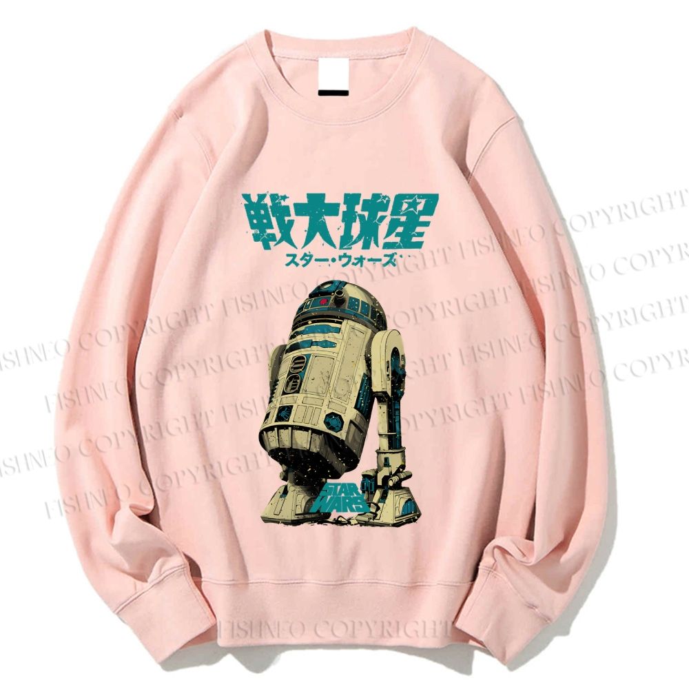 Unisex  Star Wars Japanese Printed Sweatshirt