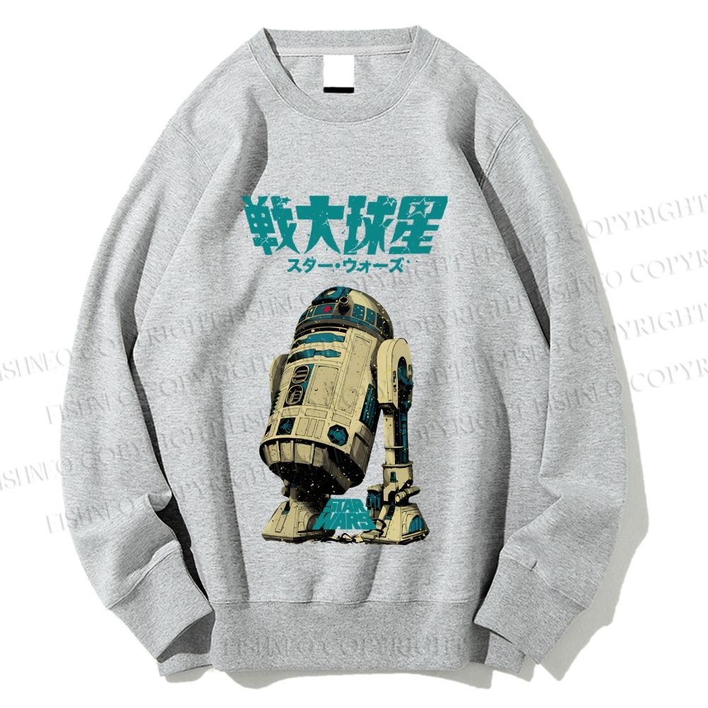 Unisex  Star Wars Japanese Printed Sweatshirt