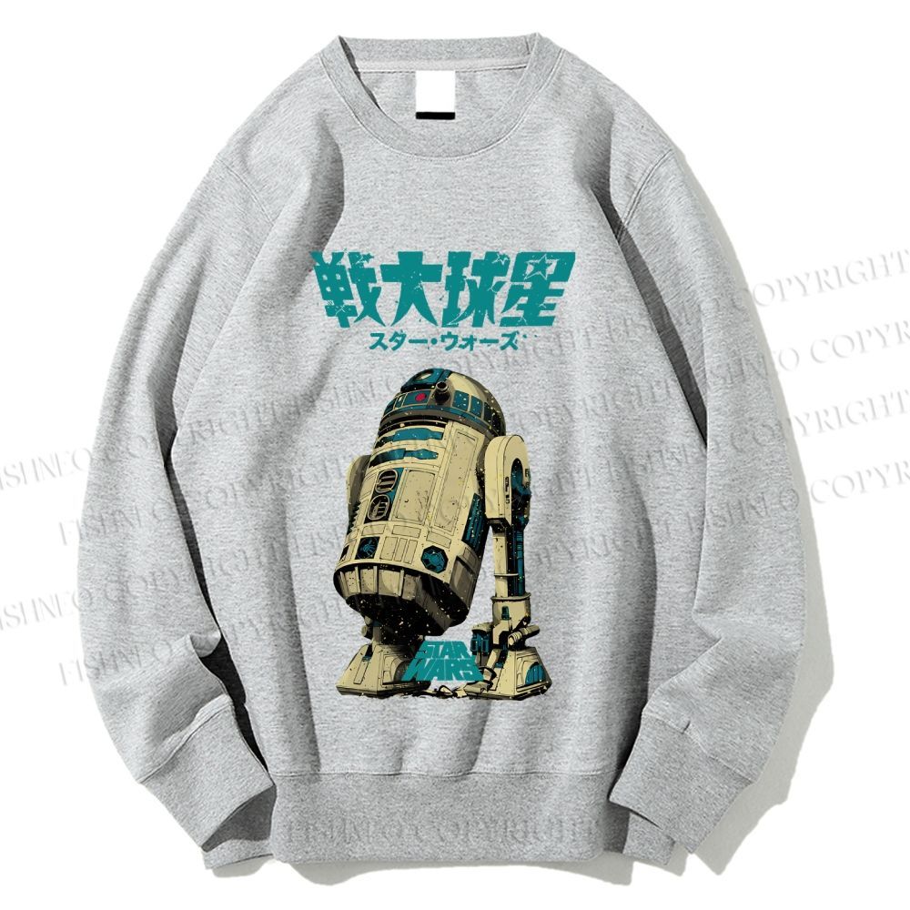 Unisex  Star Wars Japanese Printed Sweatshirt