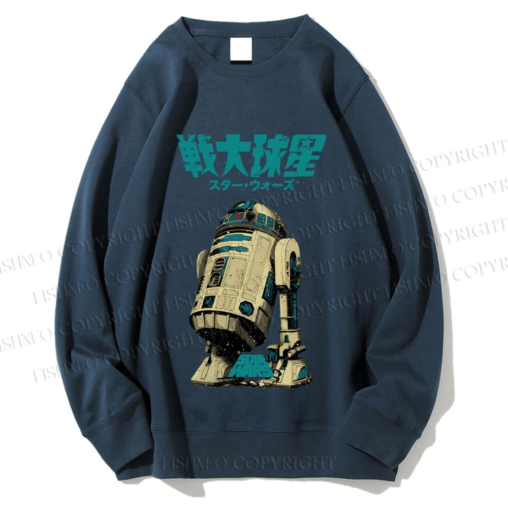 Unisex  Star Wars Japanese Printed Sweatshirt