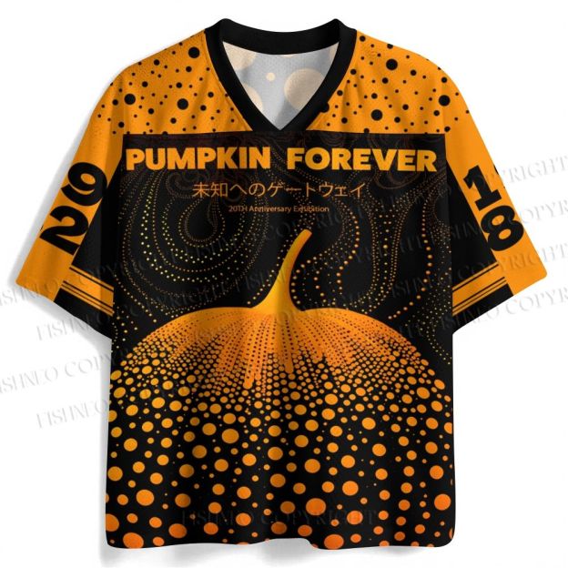 Yayoi Kusama Pumpkin Jersey Shirts