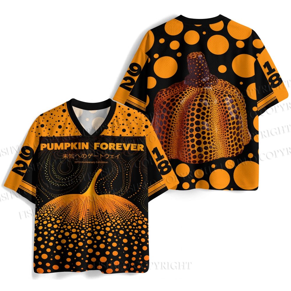 Yayoi Kusama Pumpkin Jersey Shirts