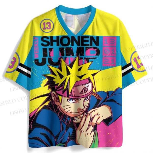Naruto Uzumaki Printed Jersey Shirts