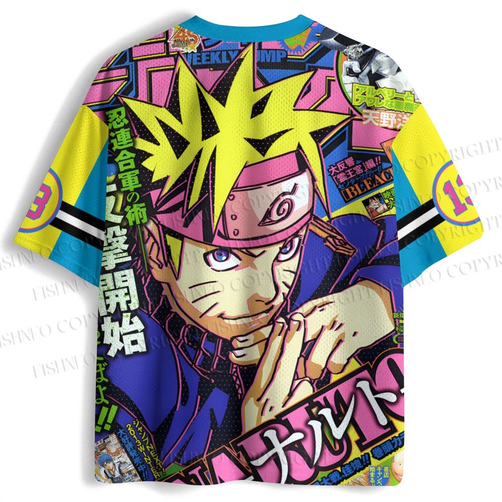 Naruto Uzumaki Printed Jersey Shirts