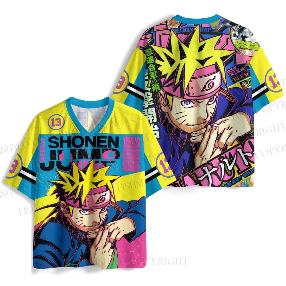 Naruto Uzumaki Printed Jersey Shirts