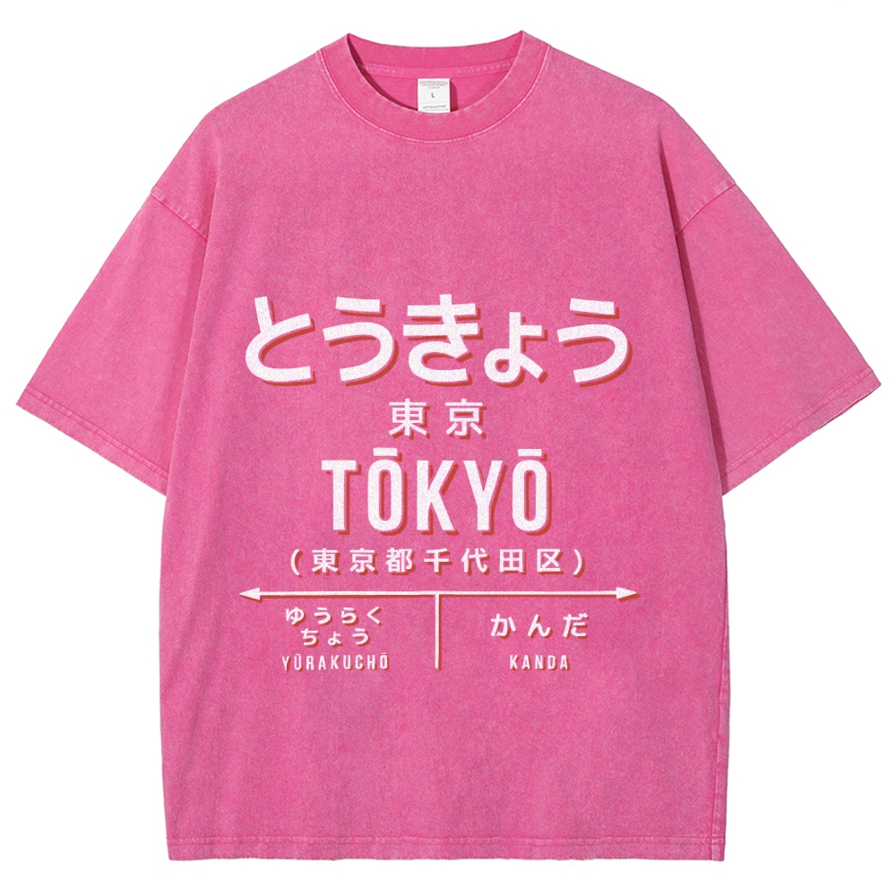 Tokyo Station Vintage Washed T-shirt