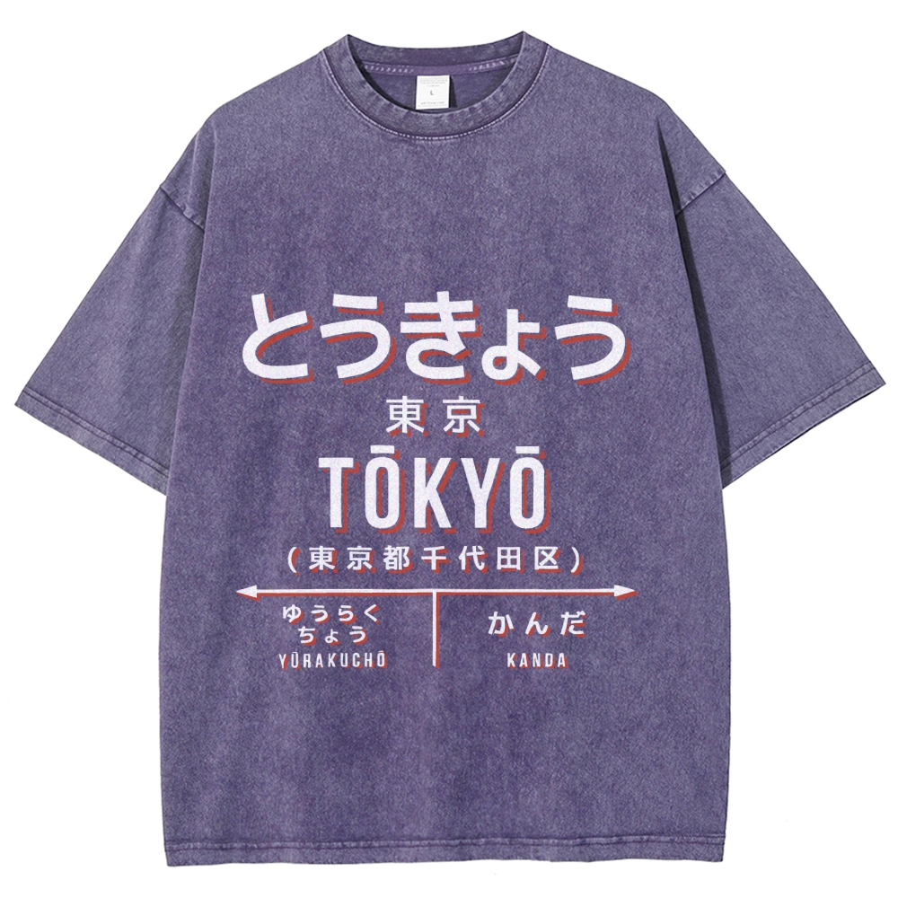 Tokyo Station Vintage Washed T-shirt