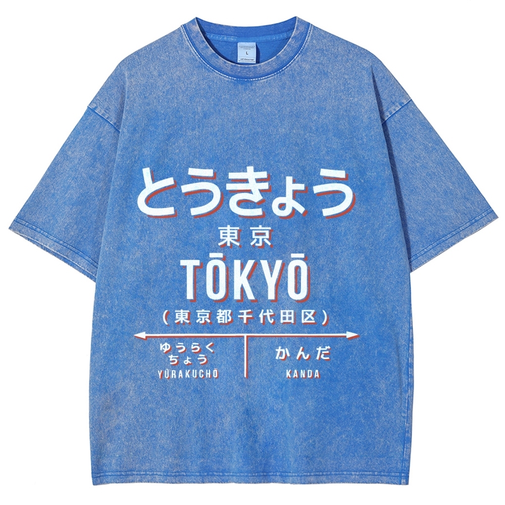 Tokyo Station Vintage Washed T-shirt