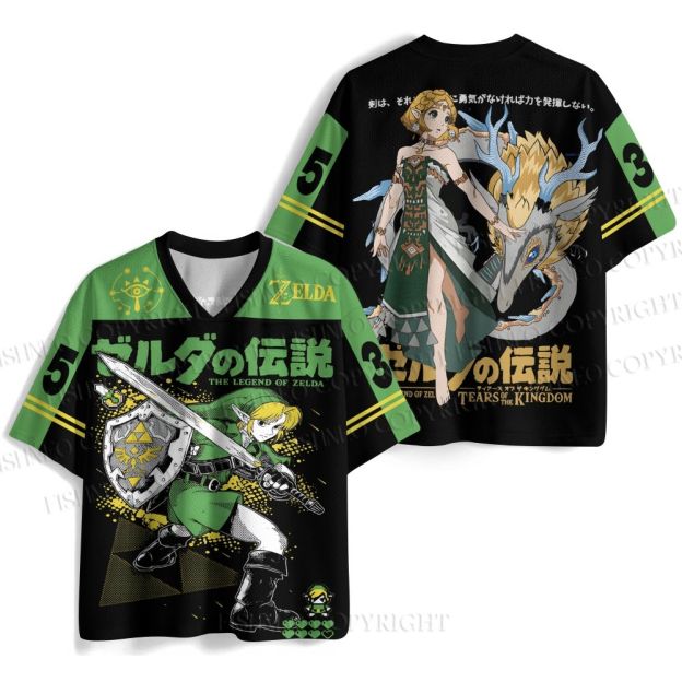 The Legend of Zelda Jersey Shirts