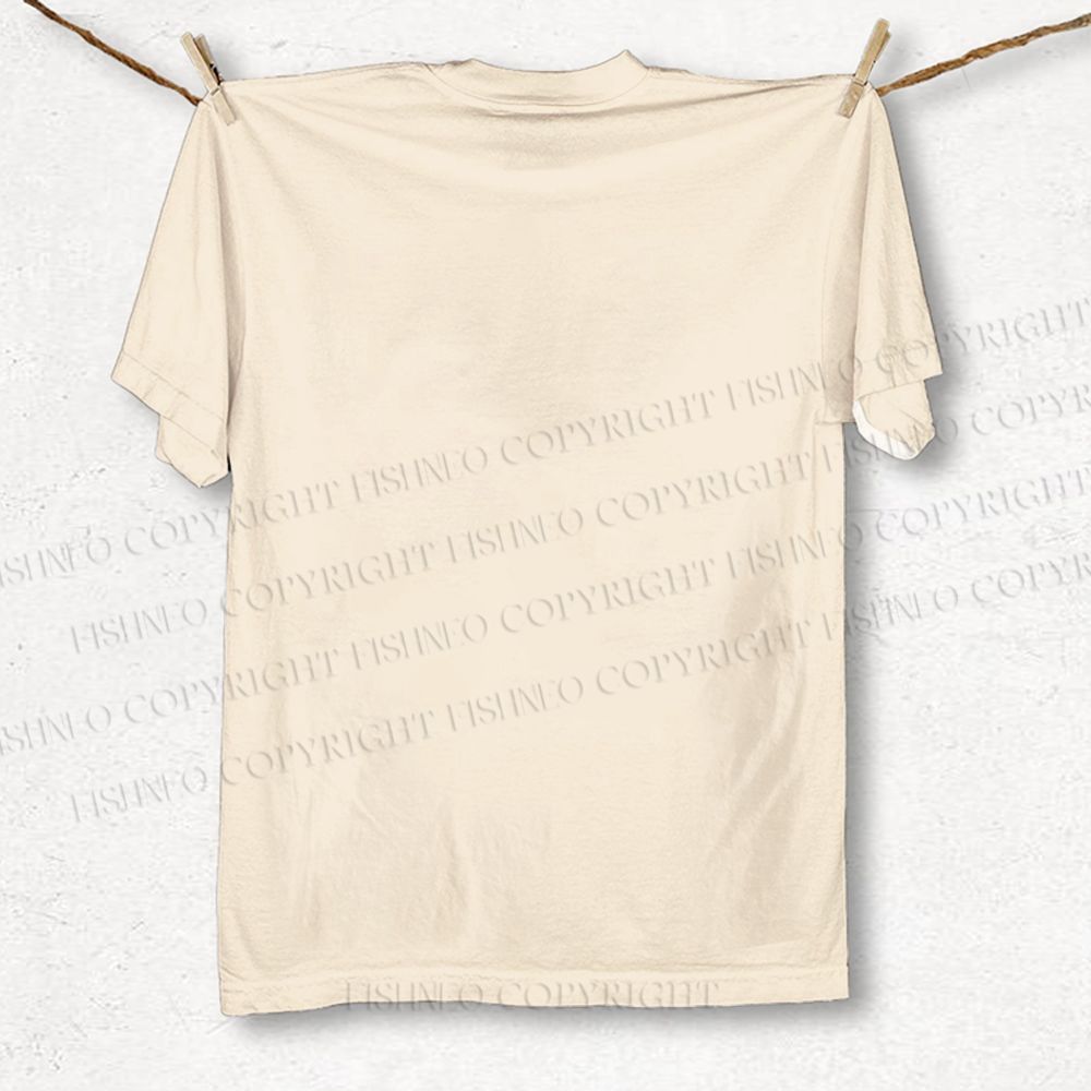 Unisex Funny Panther in Love Printed Classic Cotton T-shirt