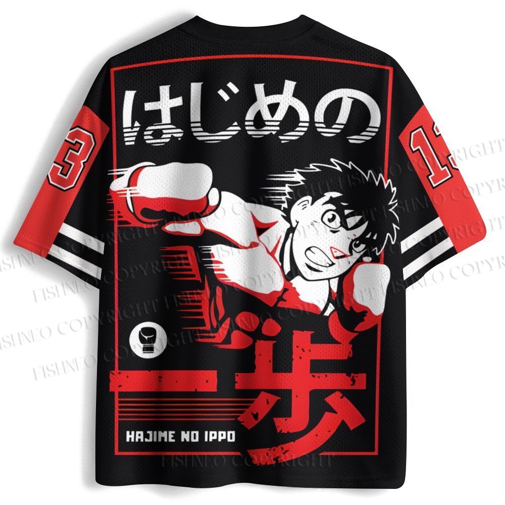 Hajime no Ippo Ippo Makunouchi Printed Jersey Shirts