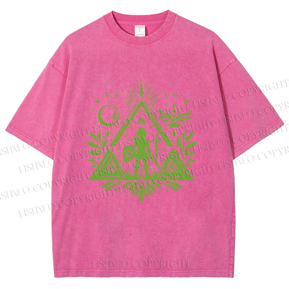 Unisex The Legend of Zelda Printed Washed Tee