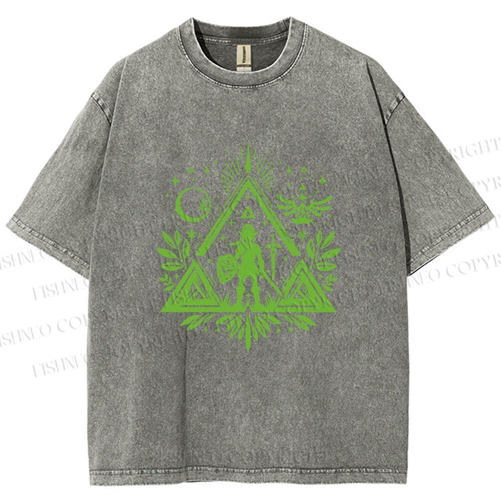 Unisex The Legend of Zelda Printed Washed Tee