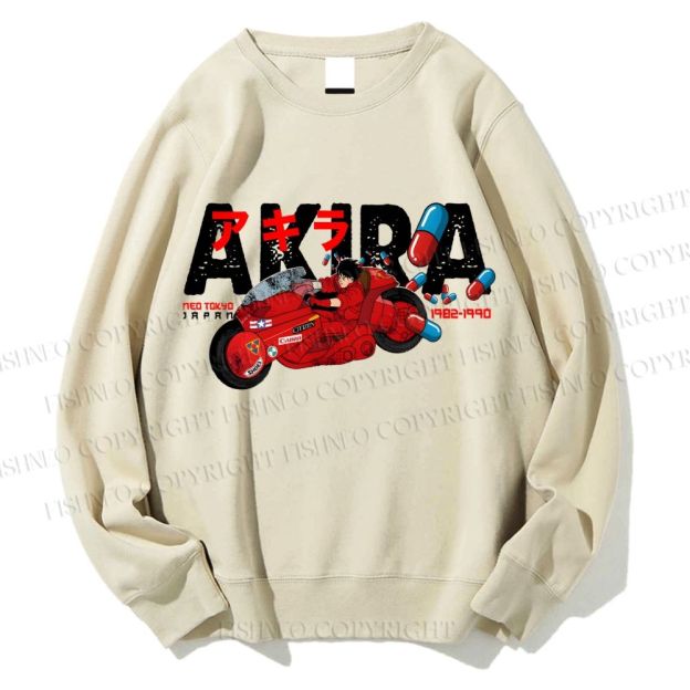 Unisex Akira Shotaro Kaneda Printed Sweatshirt