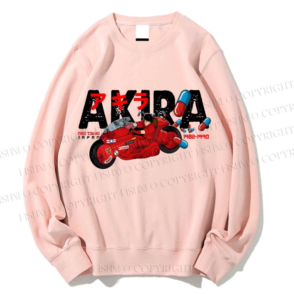 Unisex Akira Shotaro Kaneda Printed Sweatshirt