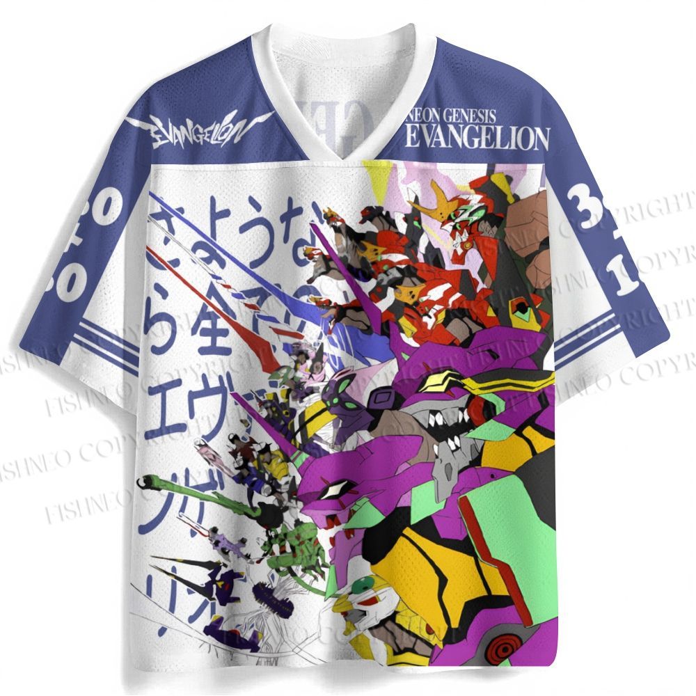 Neon Genesis Evangelion Jersey Shirts