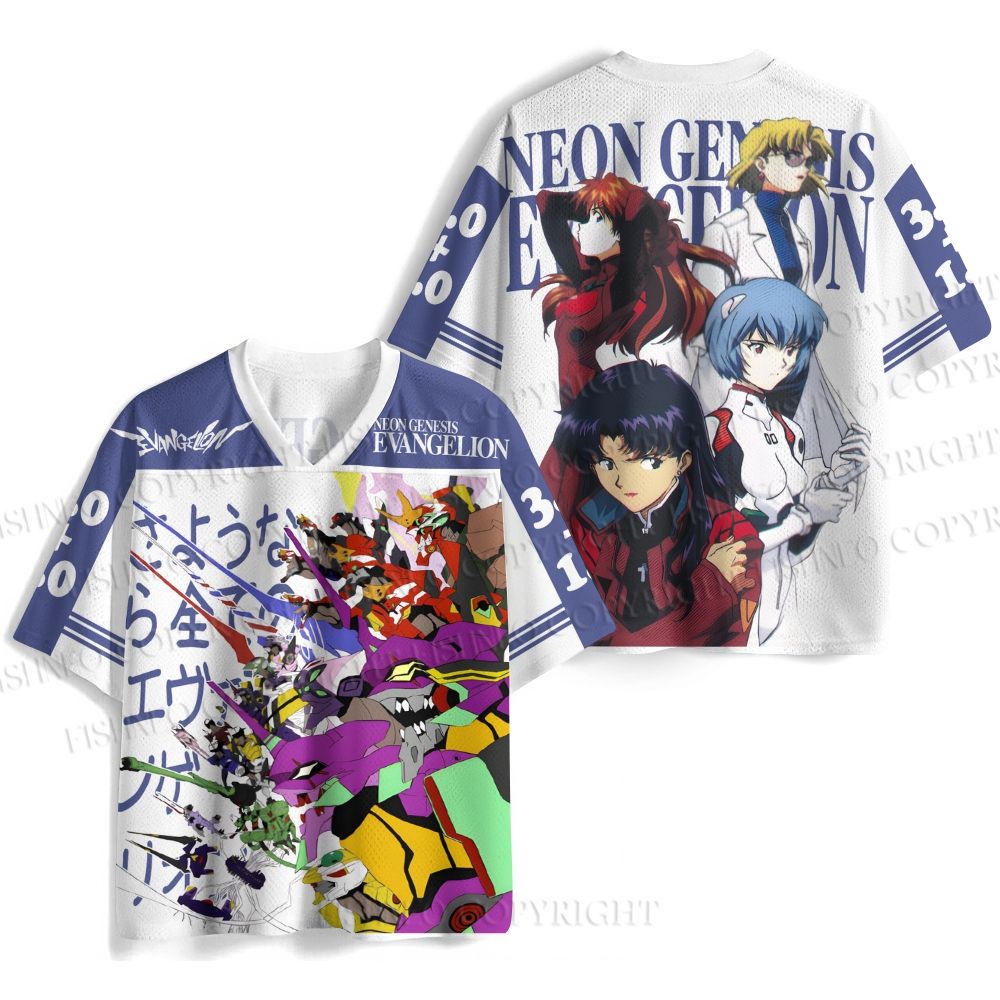 Neon Genesis Evangelion Jersey Shirts