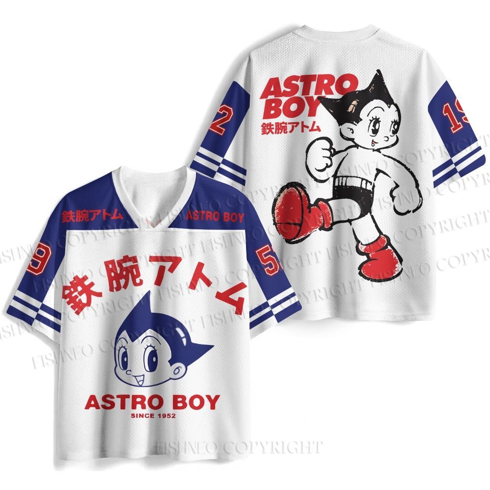 Astro Boy Printed Jersey Shirts