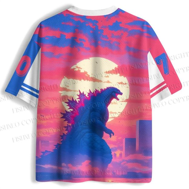 Godzilla Sunset Jersey Shirts