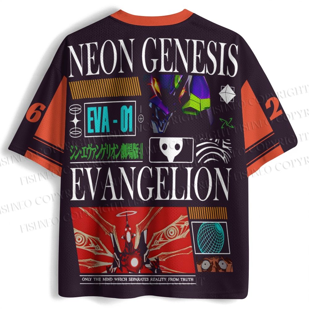 Neon Genesis Evangelion Jersey Shirts