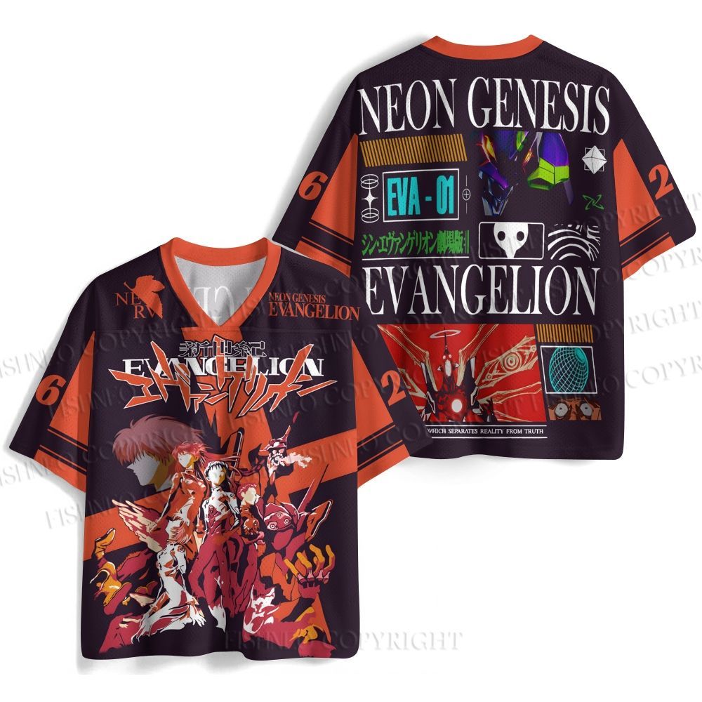 Neon Genesis Evangelion Jersey Shirts