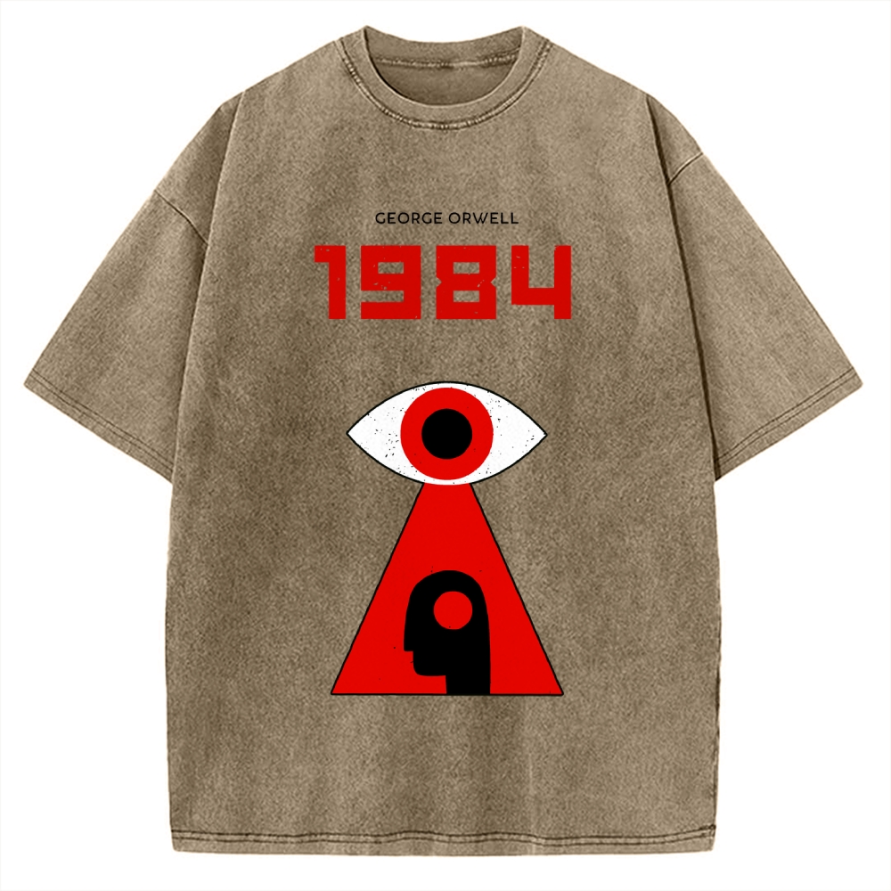 1984 Orwell Vintage Washed T-shirt