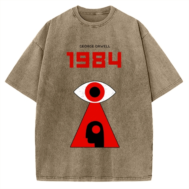 1984 Orwell Vintage Washed T-shirt