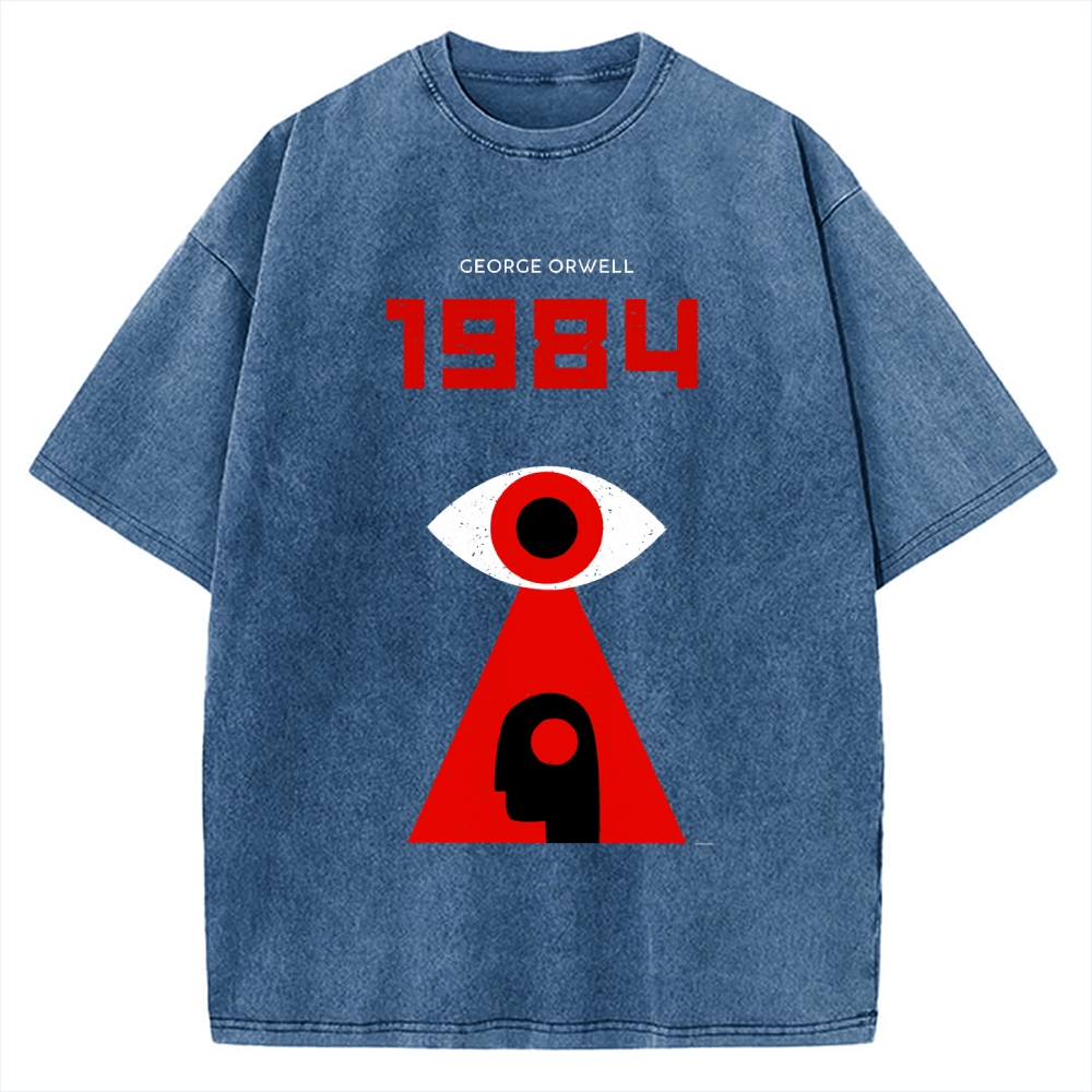 1984 Orwell Vintage Washed T-shirt