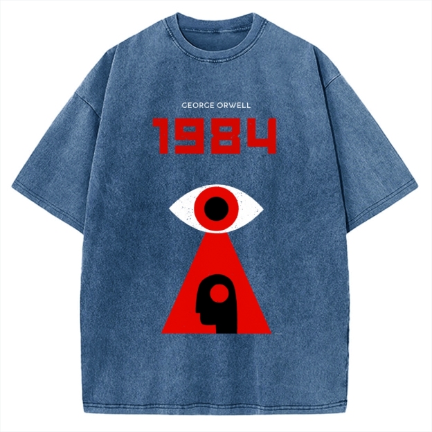 1984 Orwell Vintage Washed T-shirt