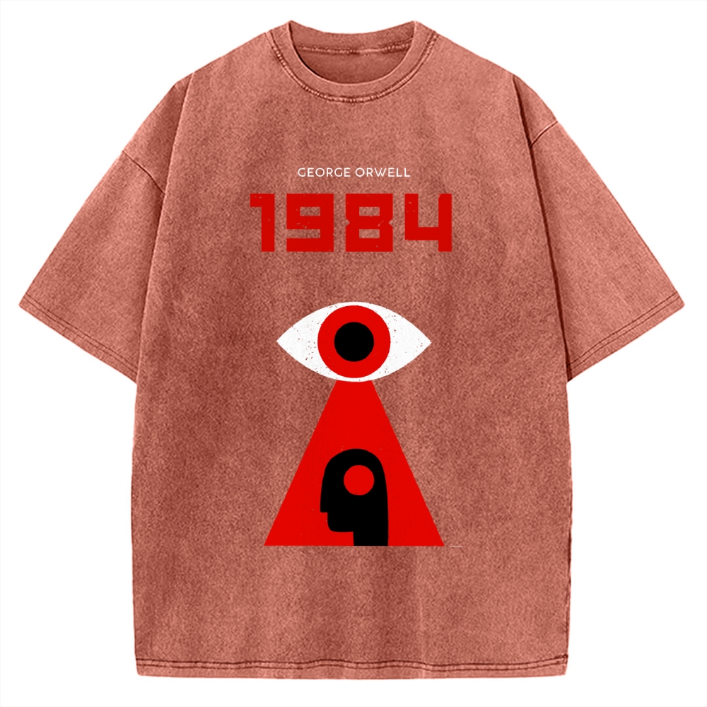 1984 Orwell Vintage Washed T-shirt