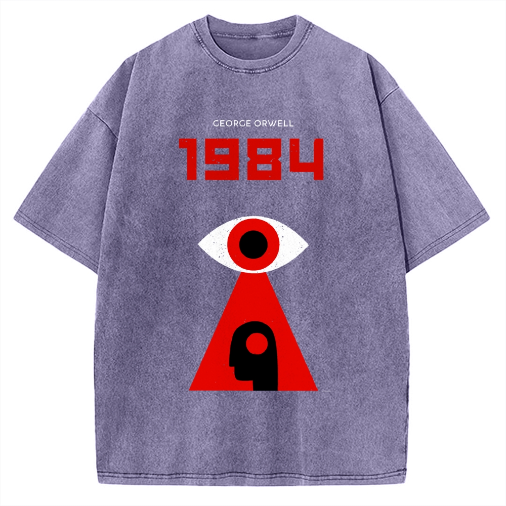 1984 Orwell Vintage Washed T-shirt
