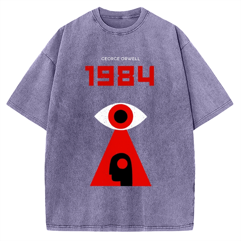 1984 Orwell Vintage Washed T-shirt