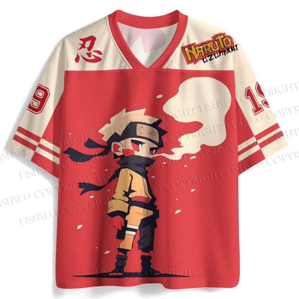 Naruto Uzumaki Naruto Printed Jersey Shirts