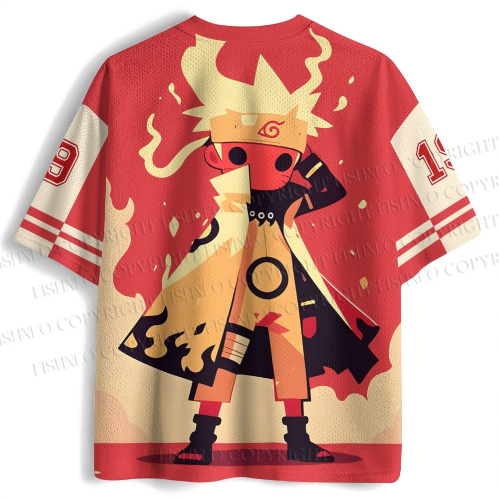 Naruto Uzumaki Naruto Printed Jersey Shirts