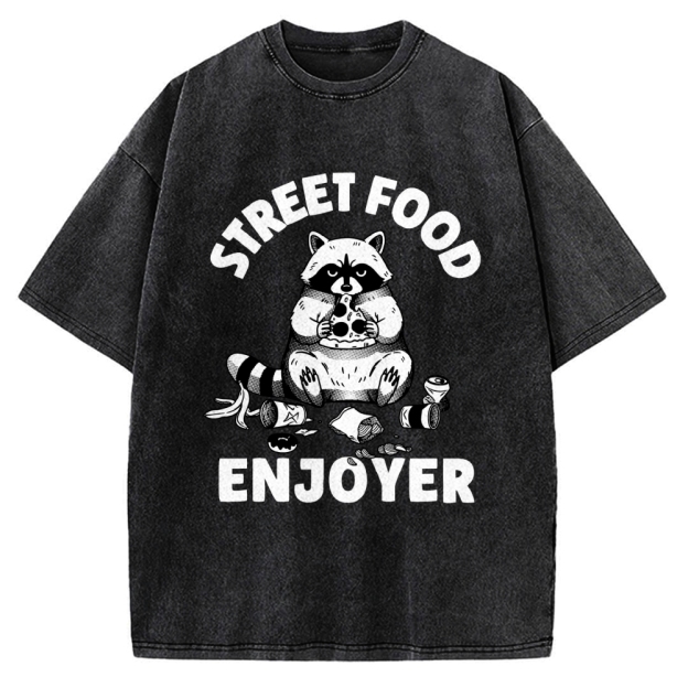 Street Food Enjoyer Vintage Washed T-shirt