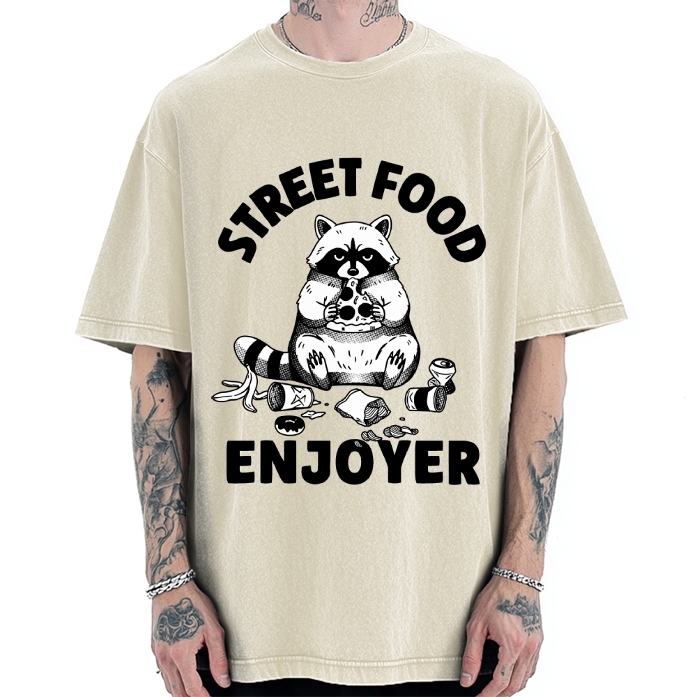 Street Food Enjoyer Vintage Washed T-shirt