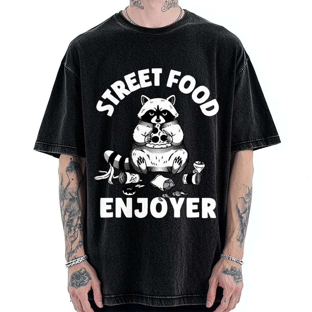 Street Food Enjoyer Vintage Washed T-shirt