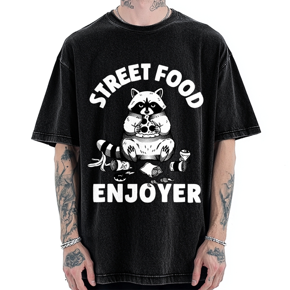 Street Food Enjoyer Vintage Washed T-shirt