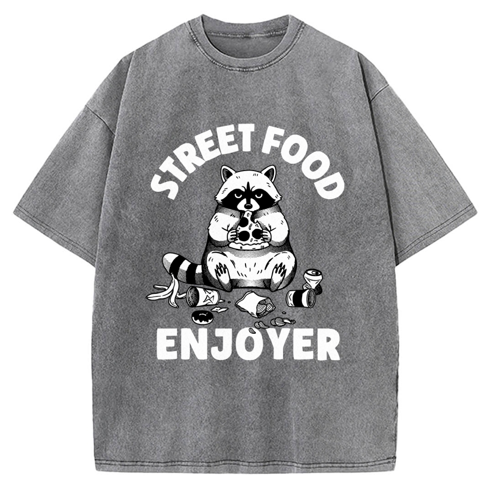 Street Food Enjoyer Vintage Washed T-shirt