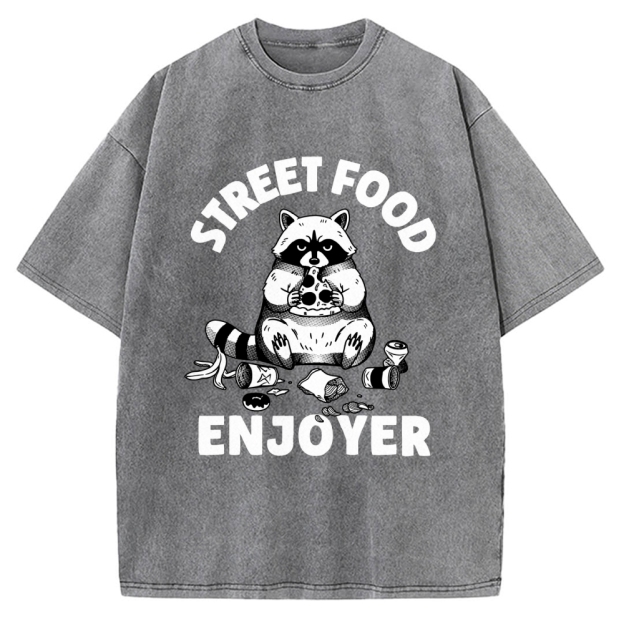 Street Food Enjoyer Vintage Washed T-shirt