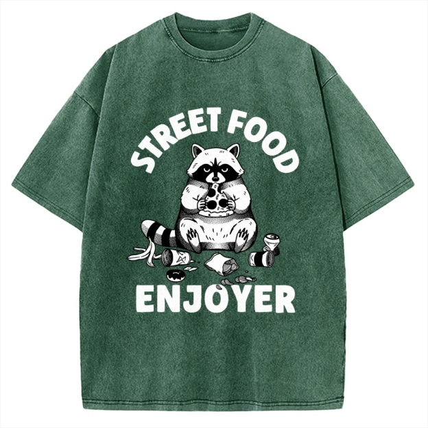 Street Food Enjoyer Vintage Washed T-shirt
