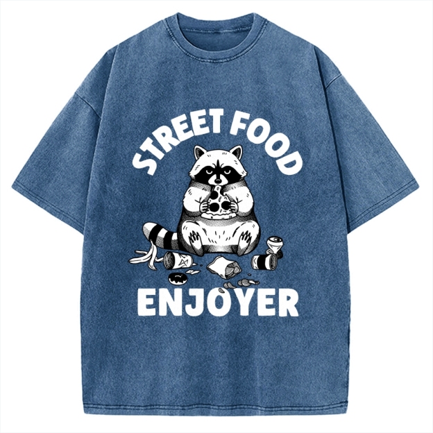 Street Food Enjoyer Vintage Washed T-shirt